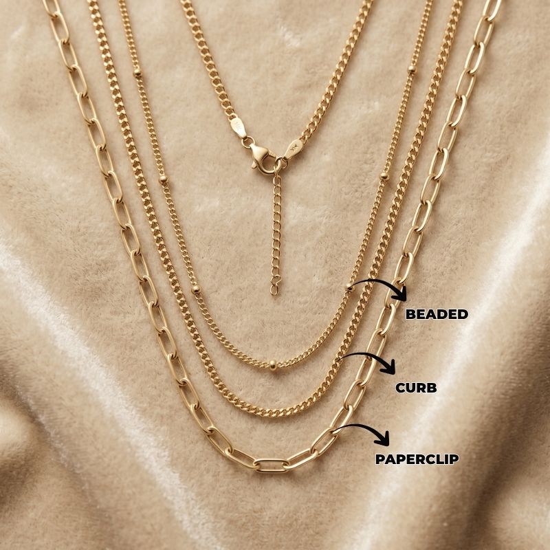 Mini Belt Buckle Necklace (Initial)