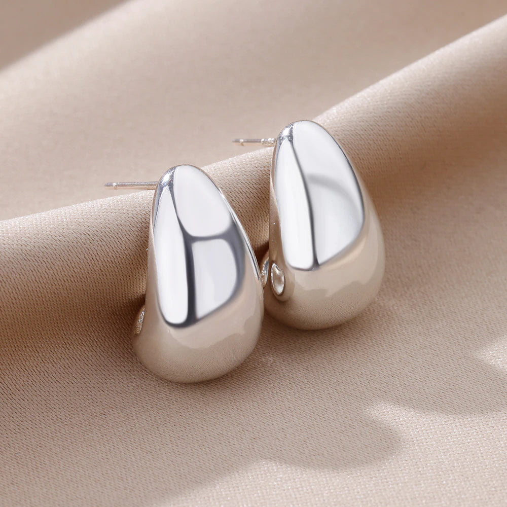 Aurelia Dome Drop Earrings