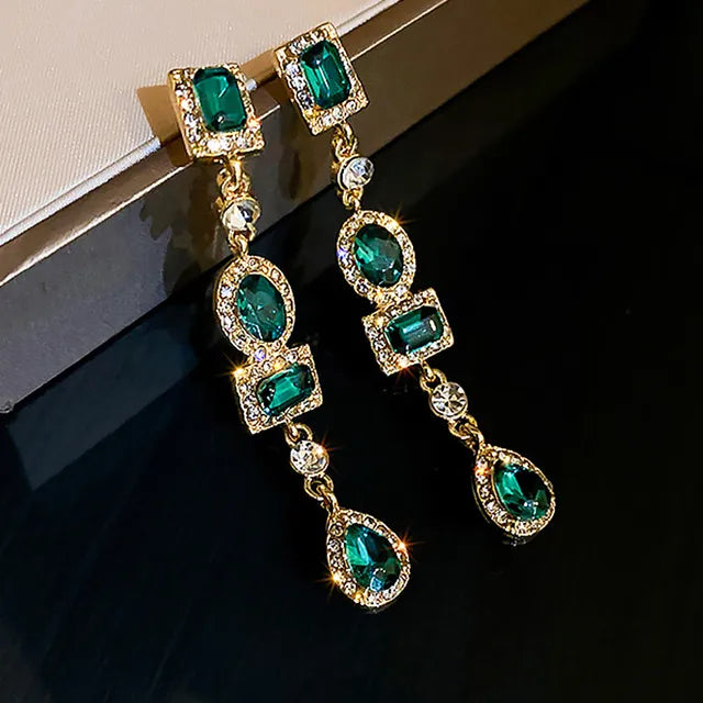 Elodie Long Drop Earrings