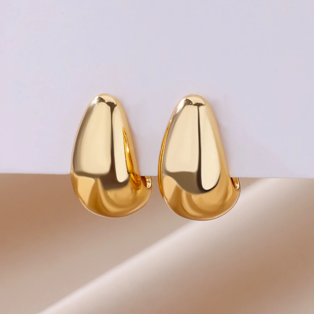 Aurelia Dome Drop Earrings