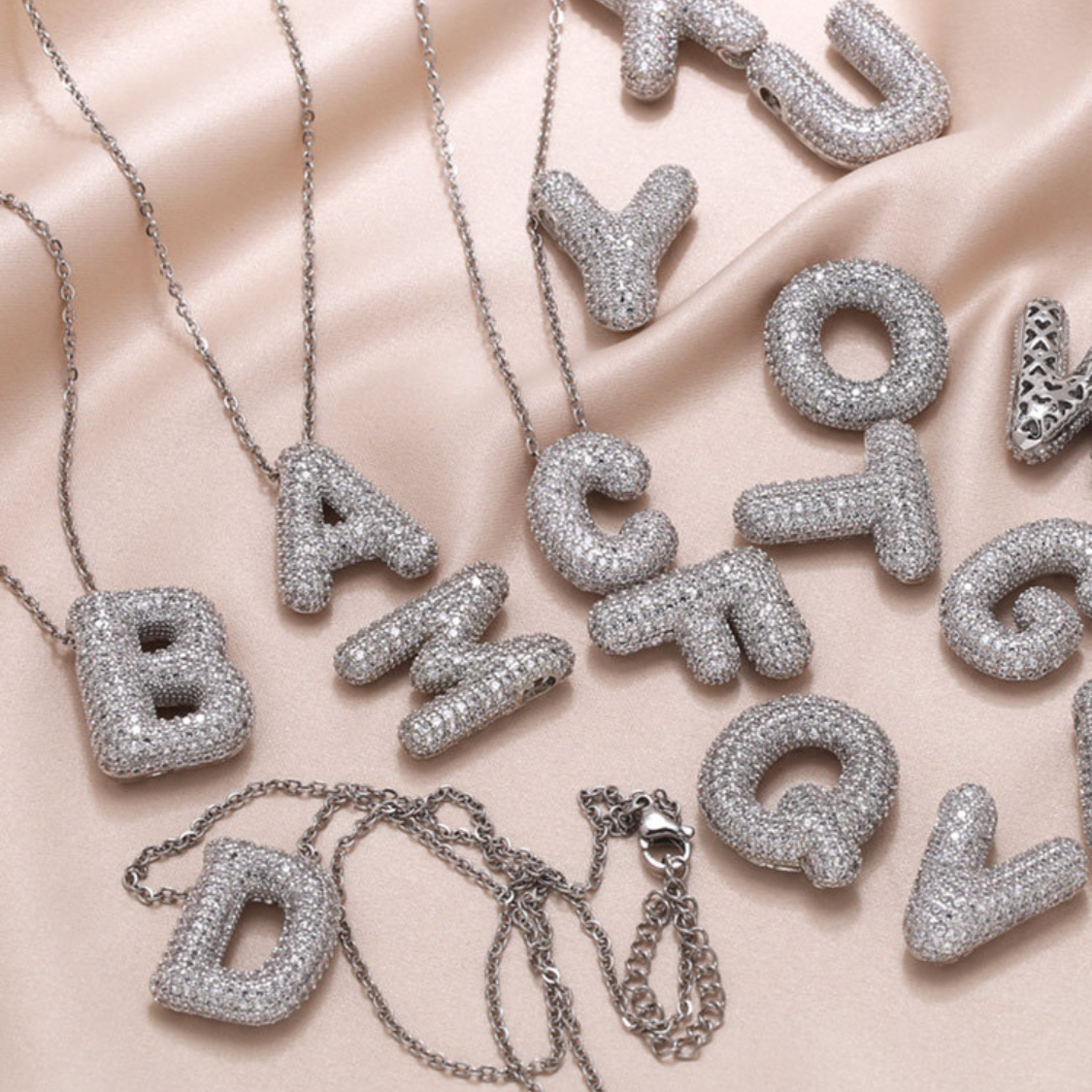 Bubble Letter Necklace