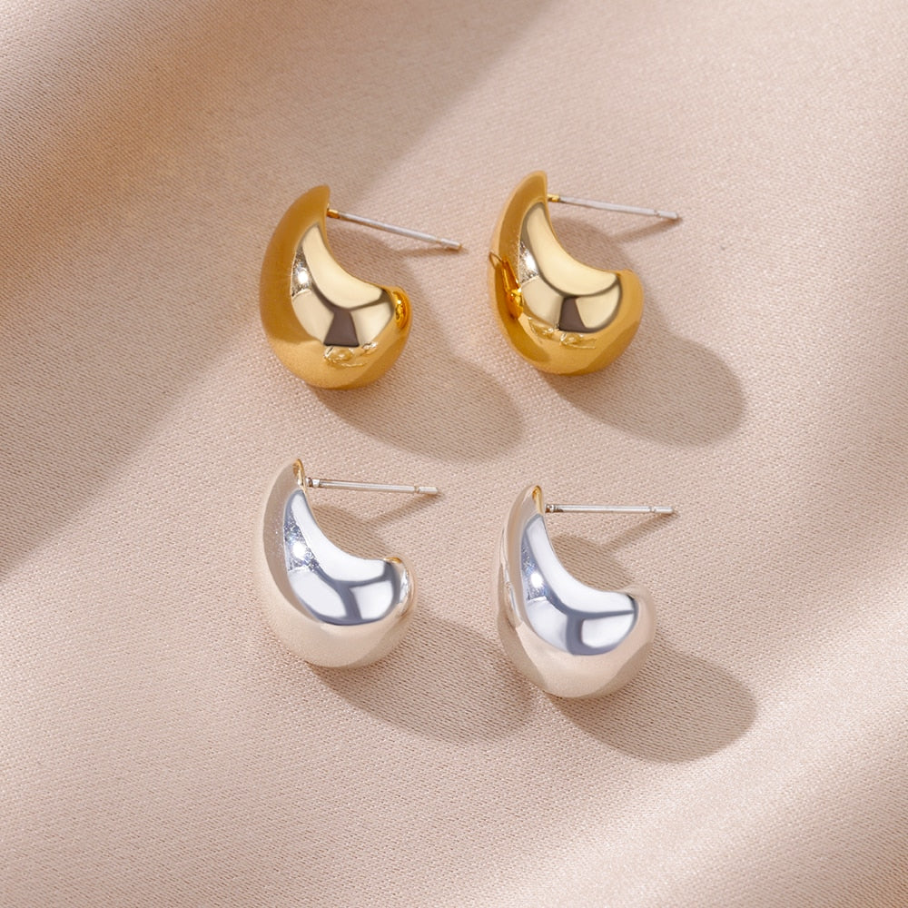 Aurelia Dome Drop Earrings